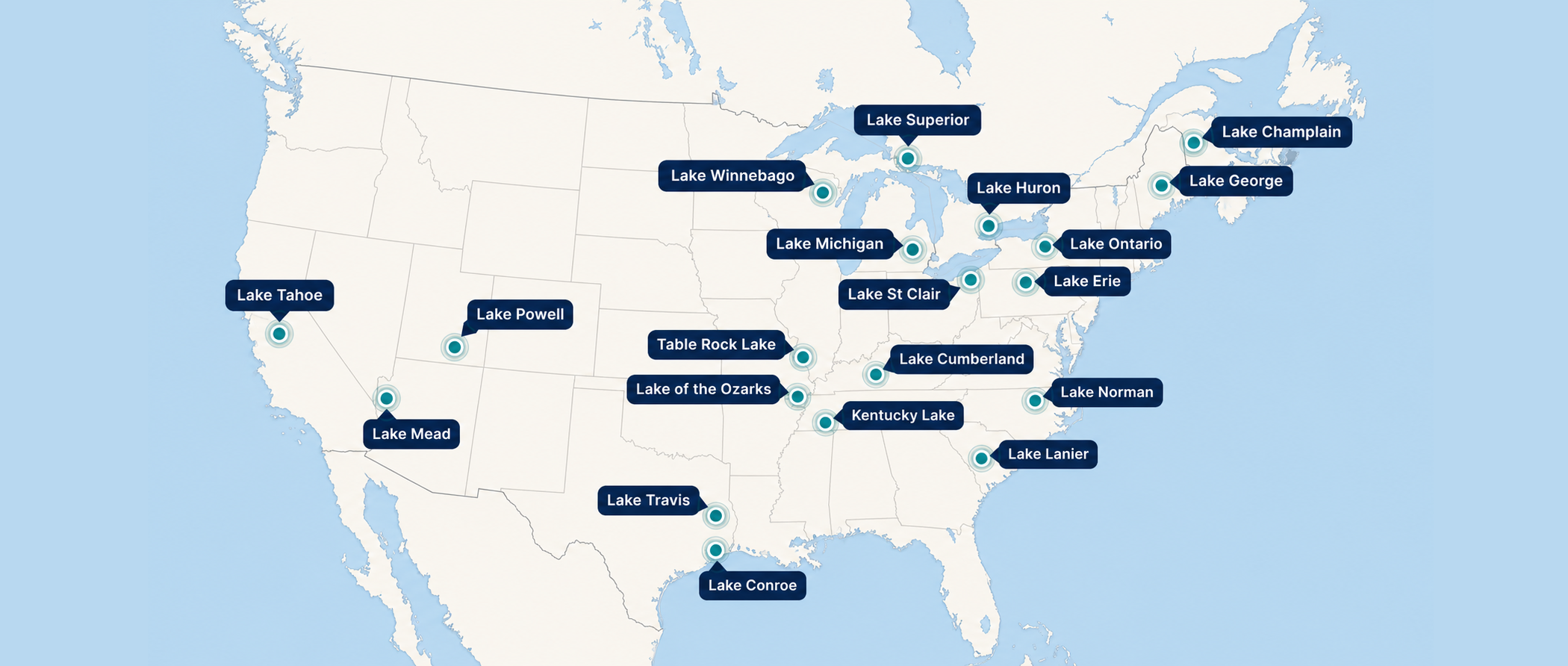 Lakebound featured lake regions map